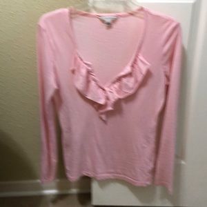 Delicate pink ladies top